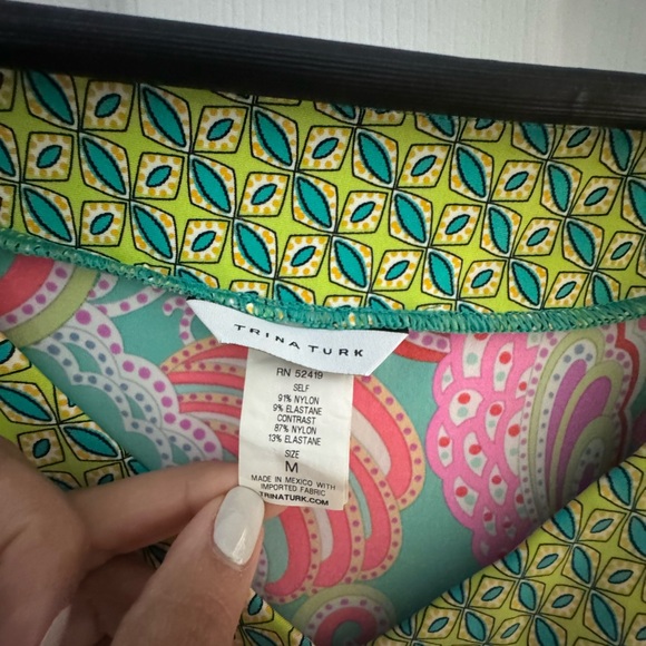 Trina Turk tunic swim coverup dress - Picture 5 of 5